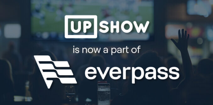 UPshow is now a part of everpass mobile image
